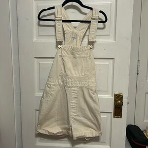 We Wore What Tan Overalls